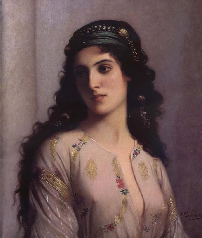 Charles Landelle Jewish Girl in Tangiers